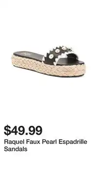 TJ Maxx Raquel Faux Pearl Espadrille Sandals offer