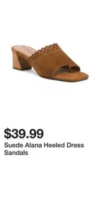 TJ Maxx Suede Alana Heeled Dress Sandals offer