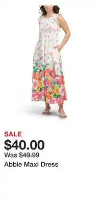 TJ Maxx Abbie Maxi Dress offer