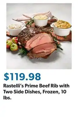 Sam's Club Rastelli's Prime Beef Rib with Two Side Dishes, Frozen, 10 lbs offer