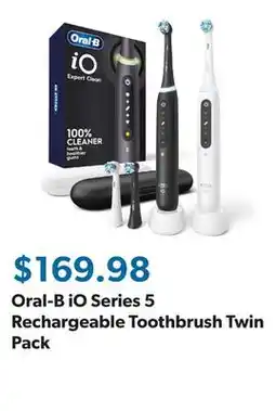 Sam's Club Oral-B iO Series 5 Rechargeable Toothbrush Twin Pack offer