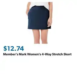 Sam's Club Member's Mark Women's 4-Way Stretch Skort offer