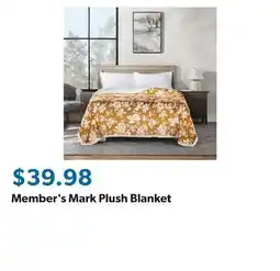 Sam's Club Member's Mark Plush Blanket offer
