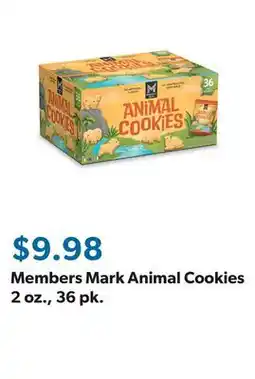 Sam's Club Members Mark Animal Cookies 2 oz., 36 pk offer