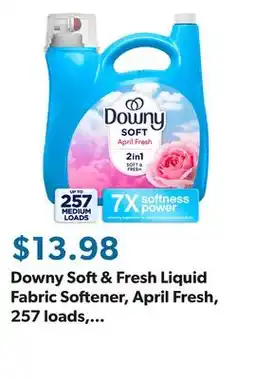 Sam's Club Downy Soft & Fresh Liquid Fabric Softener, April Fresh, 257 loads, 150 fl. oz offer