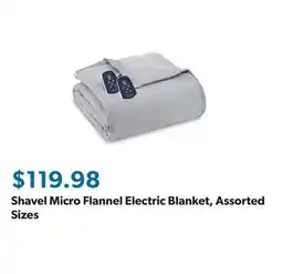 Sam's Club Shavel Micro Flannel Electric Blanket, Assorted Sizes offer
