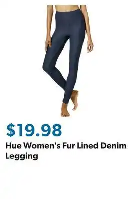 Sam's Club Hue Women's Fur Lined Denim Legging offer