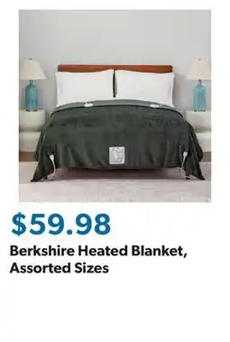 Sam's Club Berkshire Heated Blanket, Assorted Sizes offer