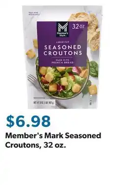 Sam's Club Member's Mark Seasoned Croutons, 32 oz offer