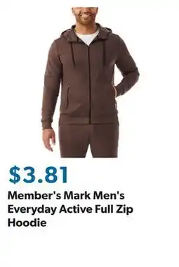 Sam's Club Member's Mark Men's Everyday Active Full Zip Hoodie offer
