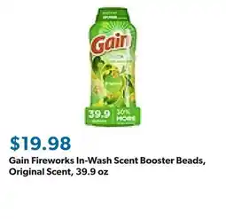 Sam's Club Gain Fireworks In-Wash Scent Booster Beads, Original Scent, 39.9 oz offer