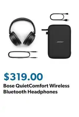 Sam's Club Bose QuietComfort Wireless Bluetooth Headphones offer