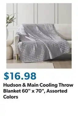 Sam's Club Hudson & Main Cooling Throw Blanket 60 x 70, Assorted Colors offer