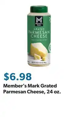 Sam's Club Member's Mark Grated Parmesan Cheese, 24 oz offer