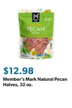 Sam's Club Member's Mark Natural Pecan Halves, 32 oz offer