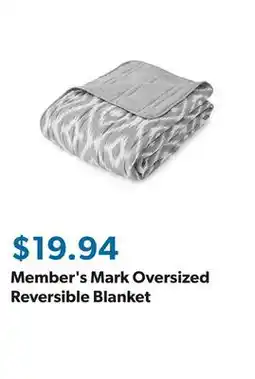 Sam's Club Member's Mark Oversized Reversible Blanket offer