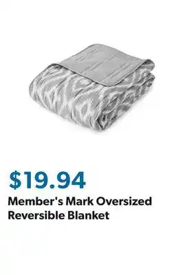 Sam's Club Member's Mark Oversized Reversible Blanket offer