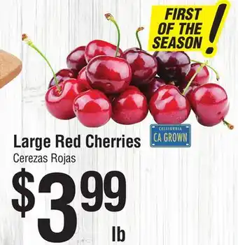 Smart & Final Large Red Cherries offer