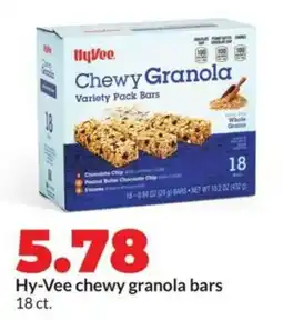 Hy-Vee Hy-vee chewy granola bars offer