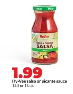 Hy-Vee Hy-vee salsa or picante sauce offer