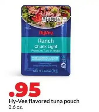 Hy-Vee Hy-vee flavored tuna pouch offer