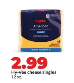Hy-Vee Hy-vee cheese singles offer