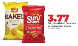 Hy-Vee Frito-lay baked, sunchips or popcorners snacks offer