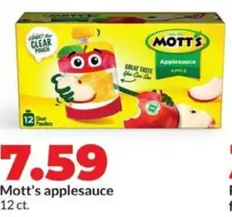 Hy-Vee Mott's applesauce offer
