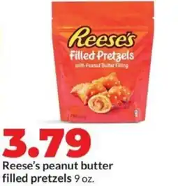 Hy-Vee Reese's peanut butter filled pretzels offer