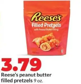 Hy-Vee Reese's peanut butter filled pretzels offer
