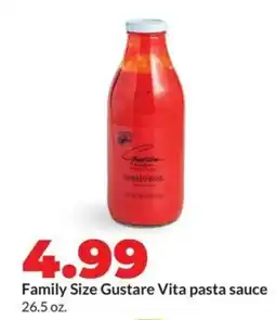 Hy-Vee Family size gustare vita pasta sauce offer