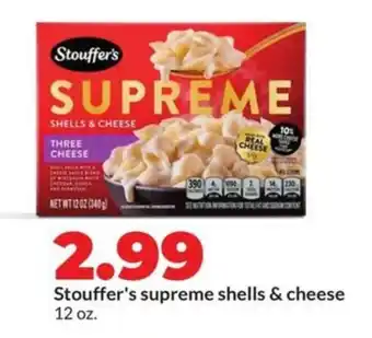 Hy-Vee Stouffer's supreme shells & cheese offer