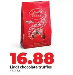 Hy-Vee Lindt chocolate truffles offer