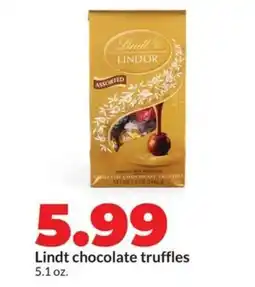 Hy-Vee Lindt chocolate truffles offer