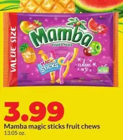 Hy-Vee Mamba magic sticks fruit chews offer