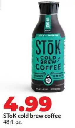 Hy-Vee SToK cold brew coffee offer