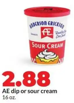 Hy-Vee AE dip or sour cream offer