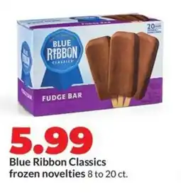 Hy-Vee Blue ribbon classics frozen novelties offer