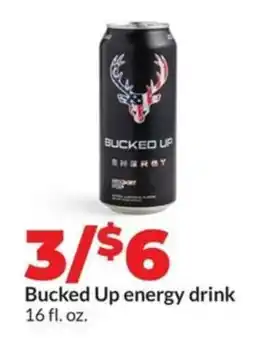 Hy-Vee Bucked Up energy drink offer