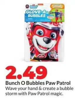 Hy-Vee Bunch O bubbles paw patrol offer