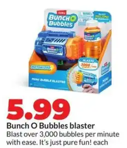 Hy-Vee Bunch O Bubbles blaster offer