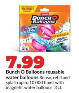 Hy-Vee Bunch O Balloons reusable water balloons offer