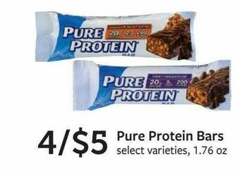 Fareway Pure Protein Bars offer