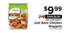 ShopRite Just Bare Chicken Nuggets offer