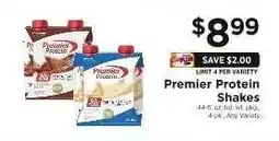 ShopRite Premier Protein Shakes offer
