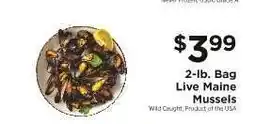 ShopRite Live Maine Mussels offer