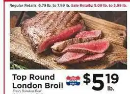 ShopRite Top Round London Broil offer