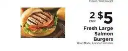 ShopRite Fresh Large Salmon Burgers offer