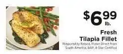 ShopRite Fresh Tilapia Fillet offer