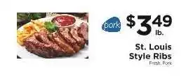 ShopRite St. Louis Style Ribs offer